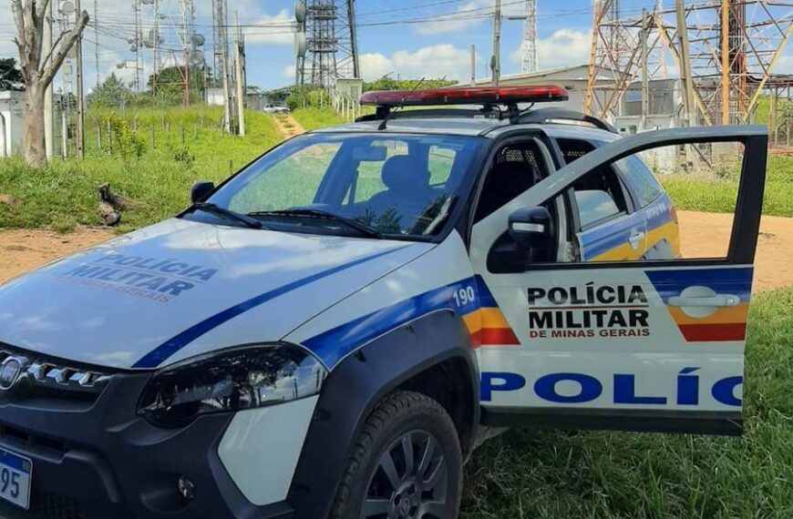 Dupla é presa pela PM de Leopoldina por furtar baterias de torre de internet no Cruzeiro