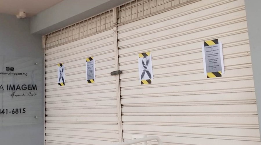 Proprietários de salões de beleza fazem ato silencioso pela volta das atividades em Leopoldina