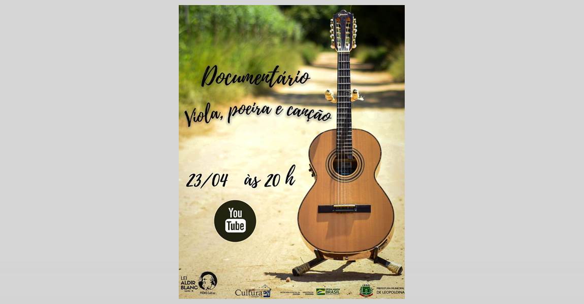 Documentário ‘Viola, poeira e canção’, gravado em Leopoldina, será transmitido nesta sexta no youtube