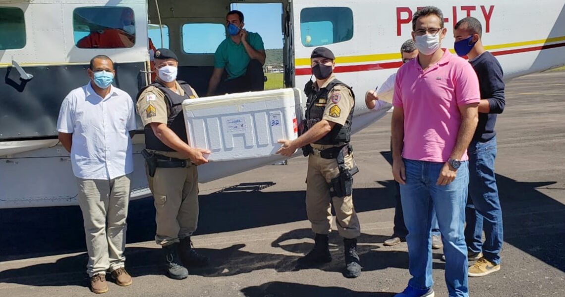 Covid-19: Regional de Saúde de Leopoldina recebe novo lote com 5.920 doses de vacina