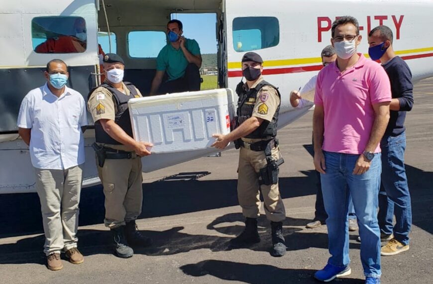 Covid-19: Regional de Saúde de Leopoldina recebe novo lote com 5.920 doses de vacina