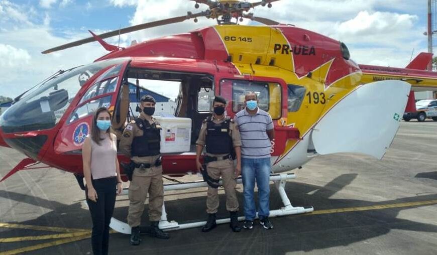 Leopoldina recebe novo lote com 1.890 doses de vacina contra Covid-19