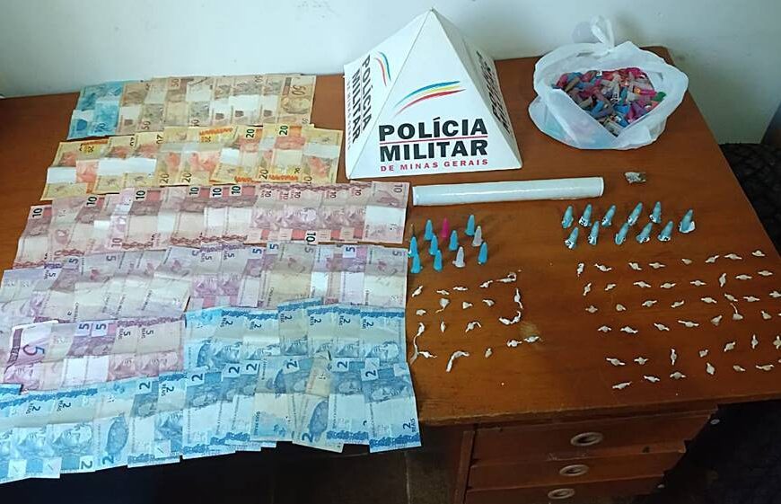 Operação da PM em Recreio apreende drogas, armas e tem 3 pessoas presas