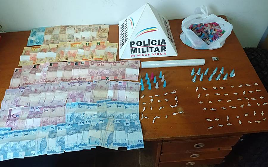 Operação da PM em Recreio apreende drogas, armas e tem 3 pessoas presas