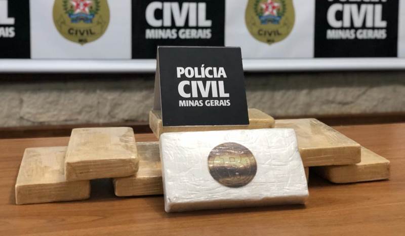 Polícia Civil prende homem e apreende 9 kg de cocaína em Muriaé