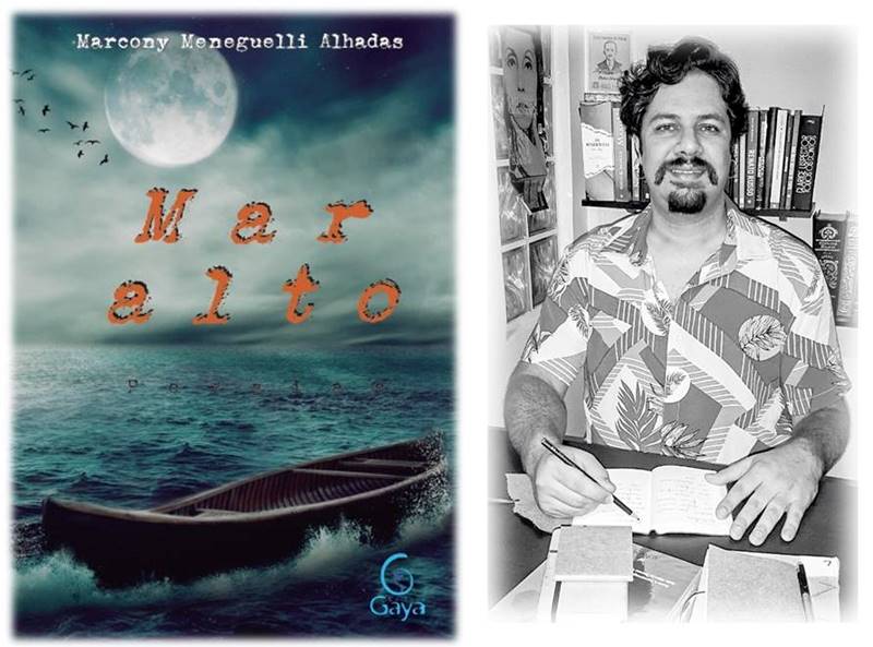 Professor Marcony Meneguelli Alhadas lança livro de poesias ‘Mar alto’