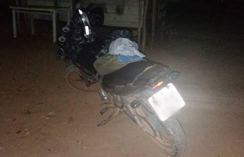 PM de Leopoldina recupera moto roubada por homem armado em Pirapetinga