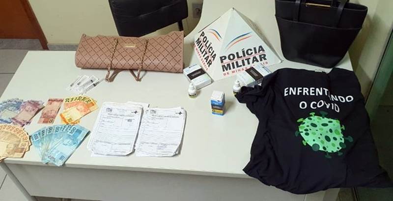 PM prende suspeita de aplicar falsa vacina da gripe e roubar idosa em Barbacena