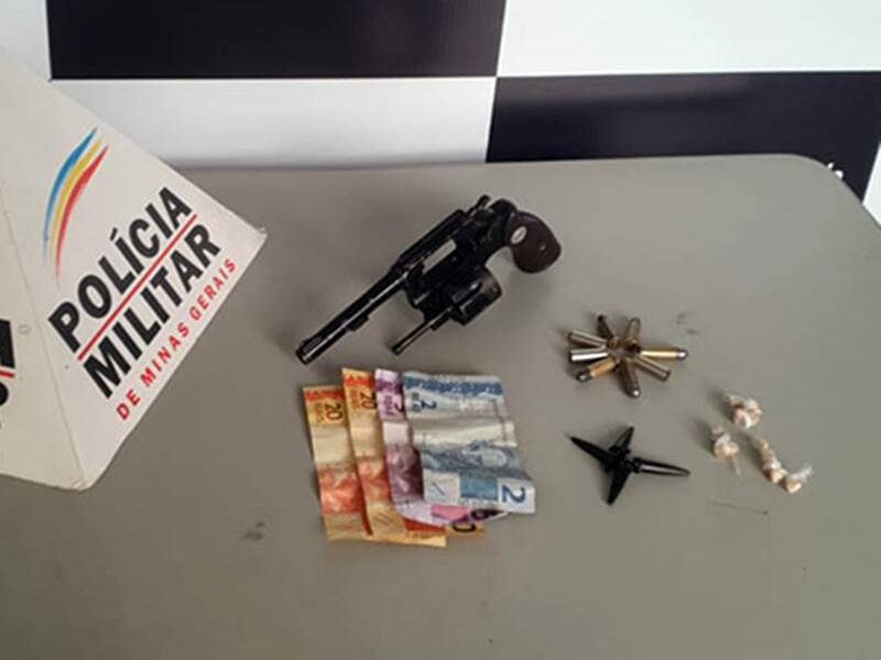 Homem armado e com droga é preso dentro de agência bancária em Cataguases