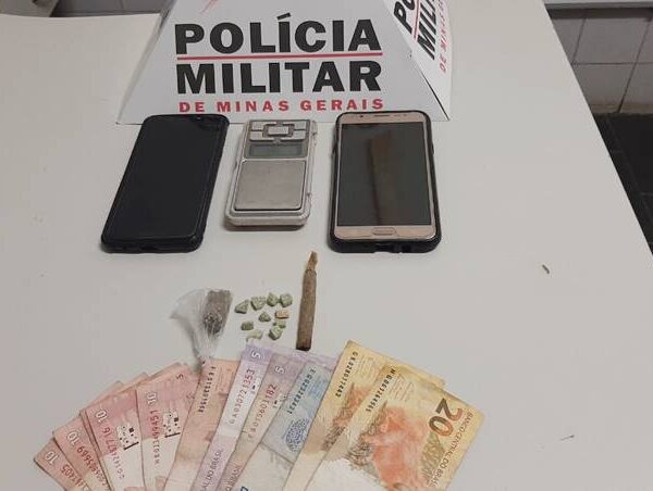 PM de Leopoldina apreende droga escondida em casa abandonada no Eldorado