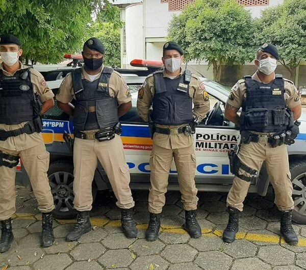 Polícia Militar em Leopoldina prende dois foragidos suspeitos de furtos