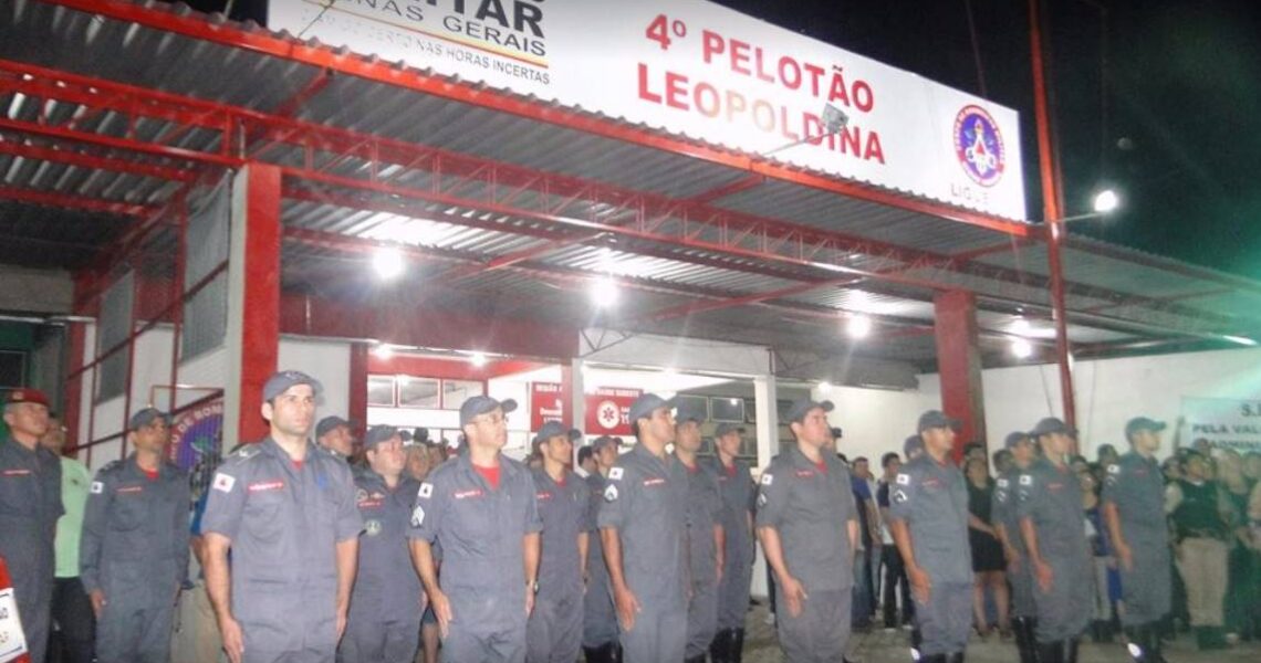 Inaugurado o 4º Pelotão de Bombeiros Militar de Leopoldina