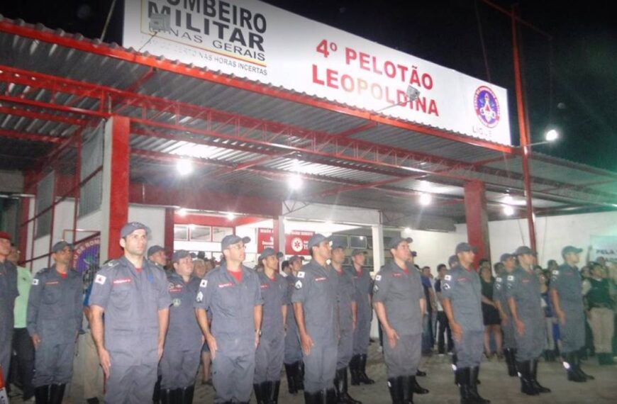 Inaugurado o 4º Pelotão de Bombeiros Militar de Leopoldina