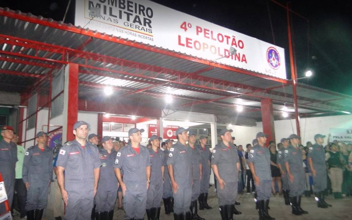 Inaugurado o 4º Pelotão de Bombeiros Militar de Leopoldina