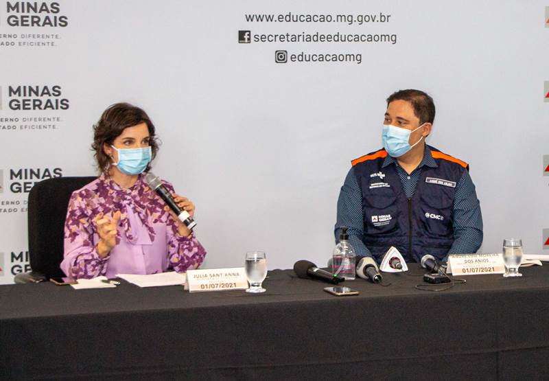 Minas autoriza retorno das aulas presenciais na rede estadual para cidades na Onda Vermelha