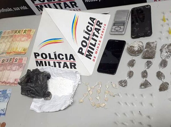 Jovem é preso e drogas são apreendidas durante operação da PM em Itamarati de Minas