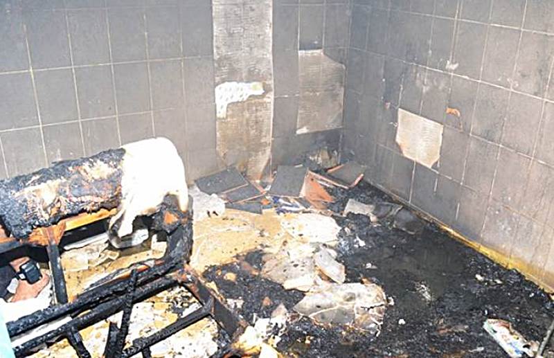 Morador coloca fogo em apartamento e acaba preso pela PM em Muriaé