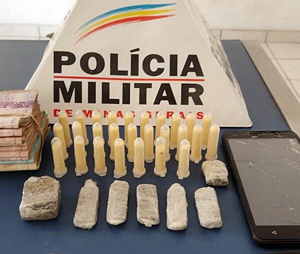 Operação da PM em Além Paraíba prende suspeito de tráfico e apreende drogas