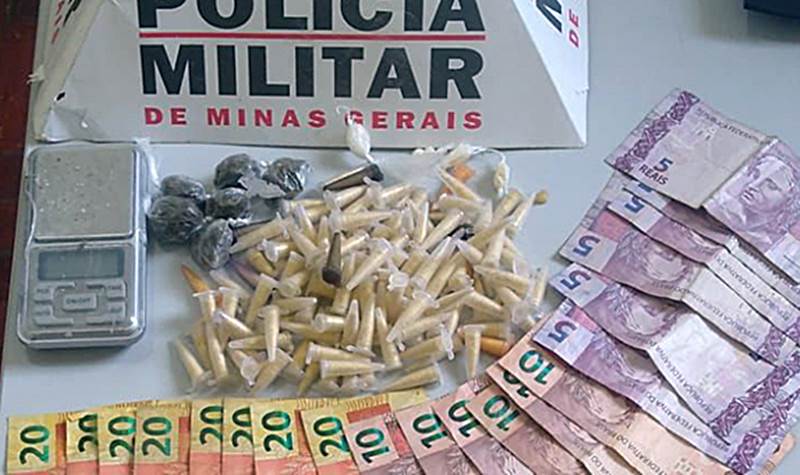 Homem é preso pela PM com 131 pinos de cocaína em Astolfo Dutra