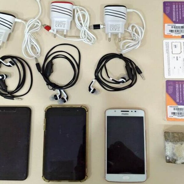 Policiais penais frustram entrada de celulares e droga na Penitenciária de Muriaé
