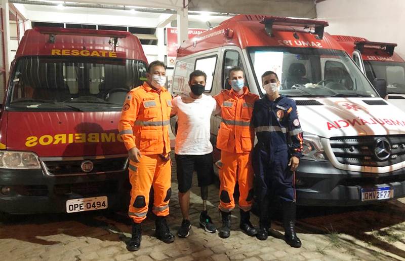 Vítima de grave acidente de trânsito agradece socorro prestado em Leopoldina