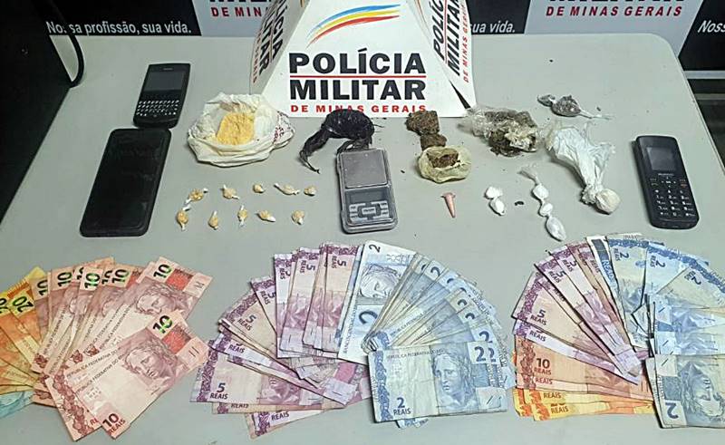 Jovens são presos suspeitos de tráfico de drogas em Cataguases