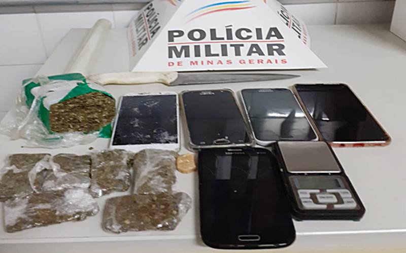 Operação Região Segura da PM em Leopoldina prende 5 pessoas e apreende drogas