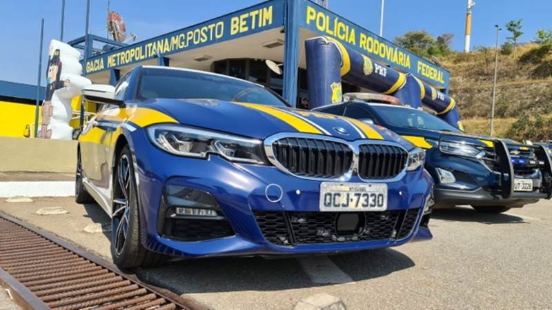 Operações da PRF mineira terão suporte de carros de luxo apreendidos do narcotráfico