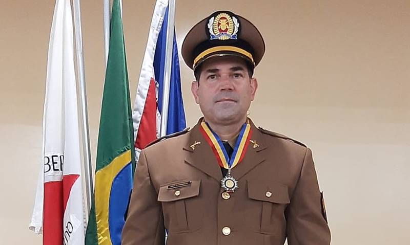 Sargento Titonelli, da 37ª Cia PM de Leopoldina, é homenageado pela PMMG com medalha Alferes Tiradentes
