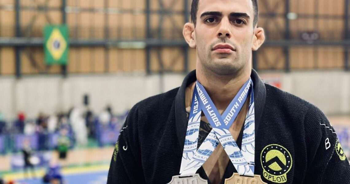 Atleta leopoldinense Júnior Cruz conquista 4 medalhas após volta das competições de Jiu-Jitsu