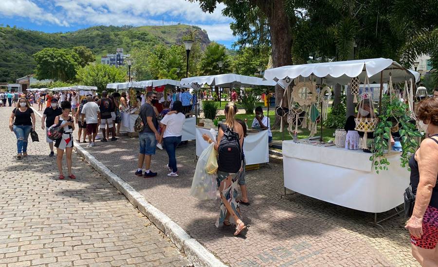 Nova Feira do Artesão é inaugurada em Leopoldina