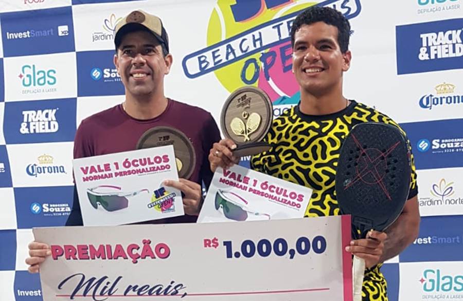 Dupla formada por leopoldinense e carioca é campeã no 2º JF Beach Tennis Open Track & Field