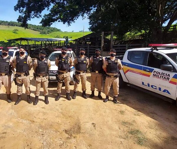 Patrulha Rural da PM de Leopoldina recupera 4 cabeças de gado furtadas em Tebas