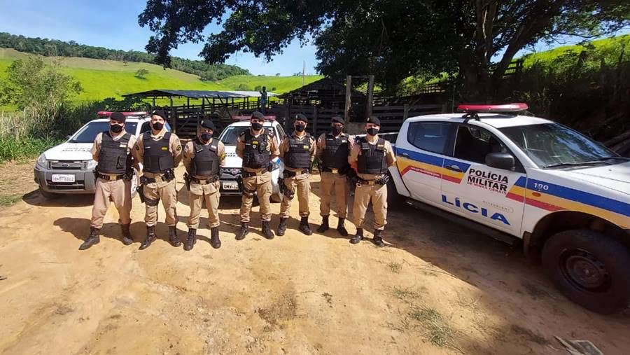 Patrulha Rural da PM de Leopoldina recupera 4 cabeças de gado furtadas em Tebas