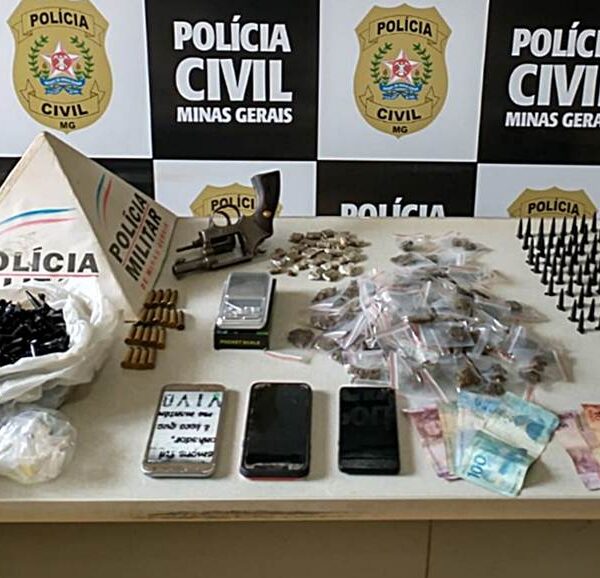 Operação conjunta de combate ao tráfico prende 4 suspeitos em Piraúba