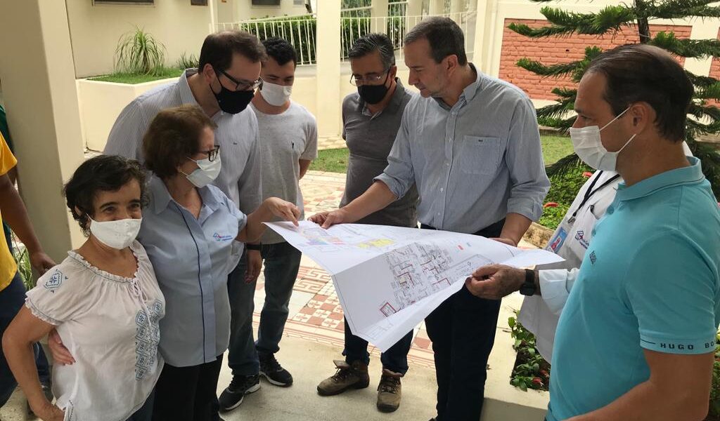 Obras de construção da UTI Neonatal na Casa de Caridade Leopoldinense são iniciadas