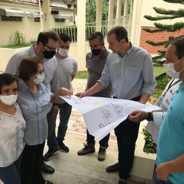 Obras de construção da UTI Neonatal na Casa de Caridade Leopoldinense são iniciadas