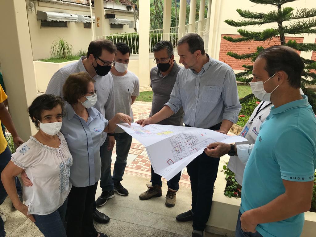 Obras de construção da UTI Neonatal na Casa de Caridade Leopoldinense são iniciadas