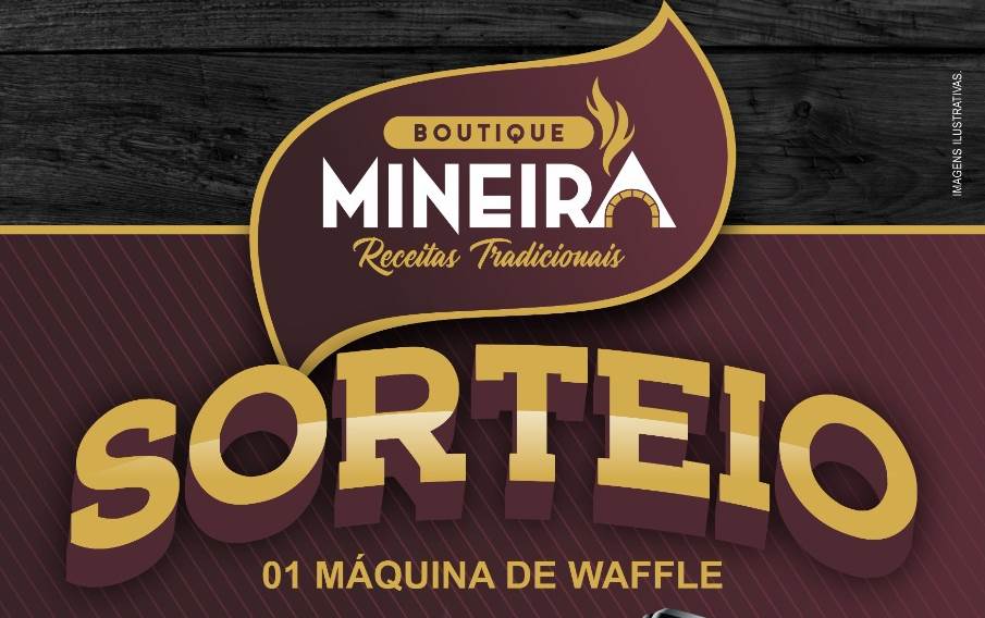 Boutique Mineira sorteia uma máquina de waffle no dia 19 de dezembro em Leopoldina