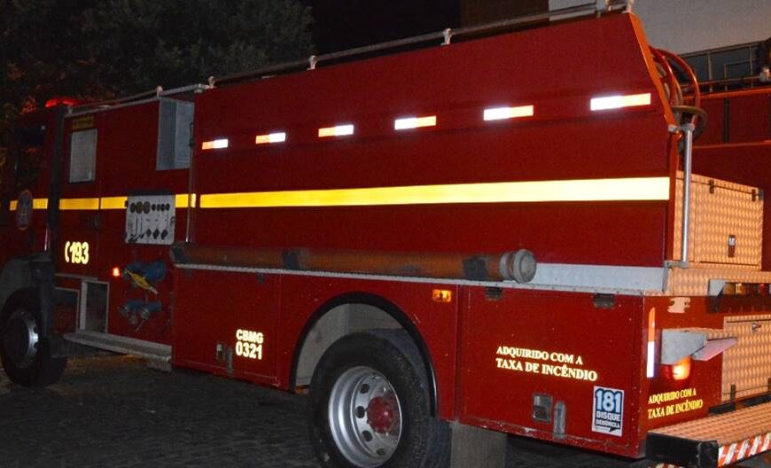 Incêndio em residência no Bela Vista mobiliza Corpo de Bombeiros de Leopoldina