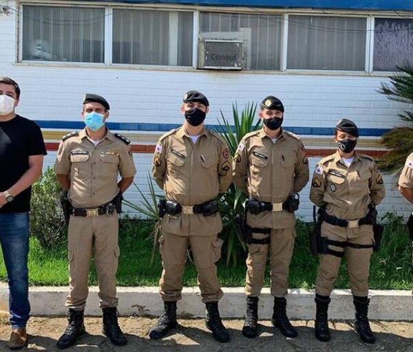 37ª Cia PM de Leopoldina recebe reforço de três policiais militares