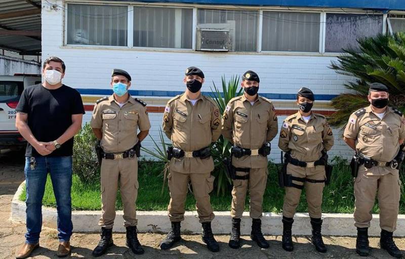 37ª Cia PM de Leopoldina recebe reforço de três policiais militares