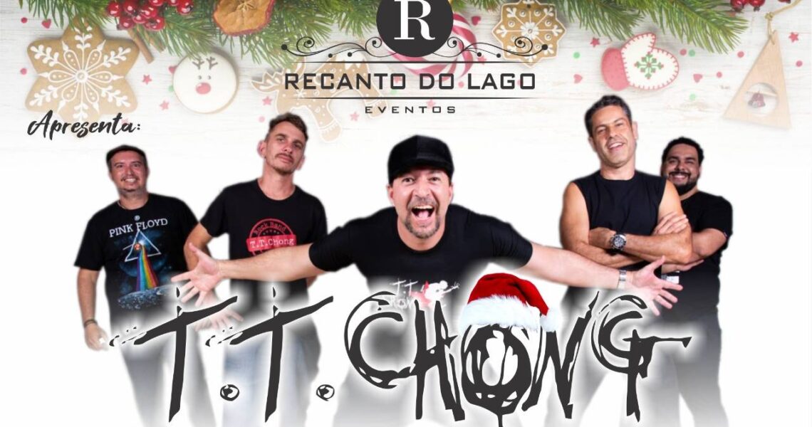 Banda T.  T. Chong faz show no dia 25 de dezembro em Leopoldina