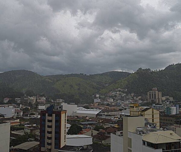 Defesa Civil alerta para risco de tempestade em Leopoldina e região nas próximas horas