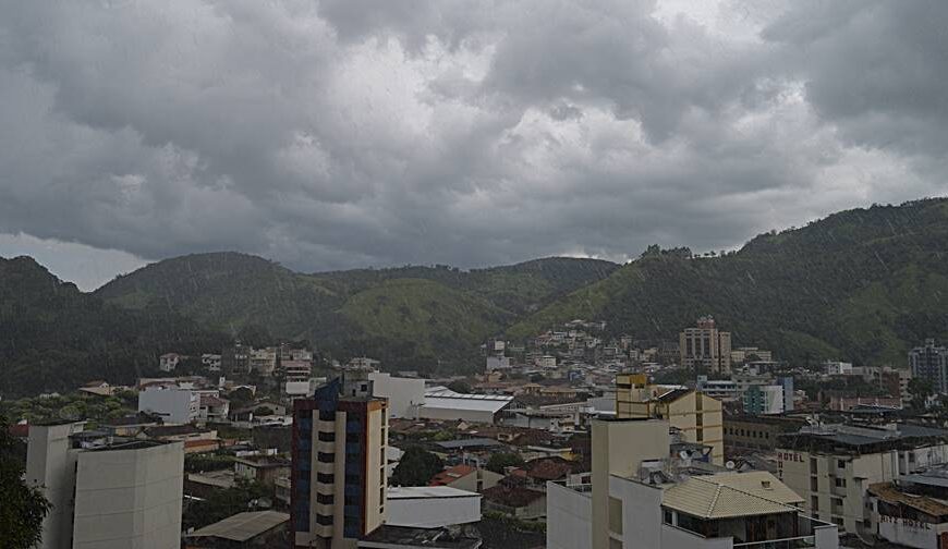 Defesa Civil alerta para risco de tempestade em Leopoldina e região nas próximas horas