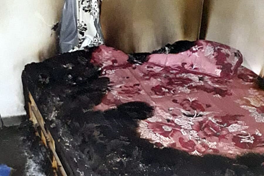 Família pede ajuda após incêndio atingir casa e destruir objetos e móveis em Leopoldina