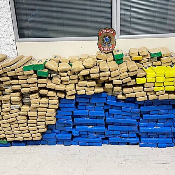 Polícia Federal apreende mais de meia tonelada de maconha em Juiz de Fora