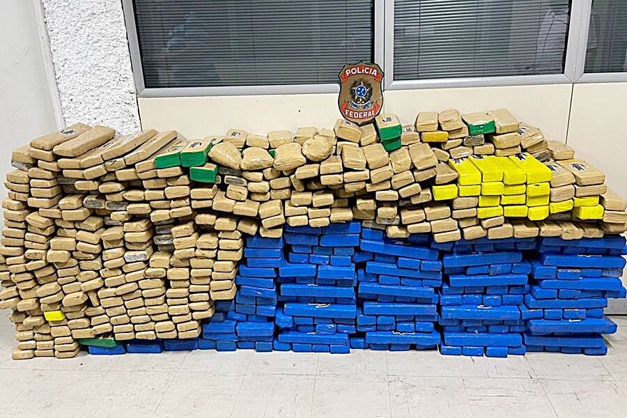 Polícia Federal apreende mais de meia tonelada de maconha em Juiz de Fora