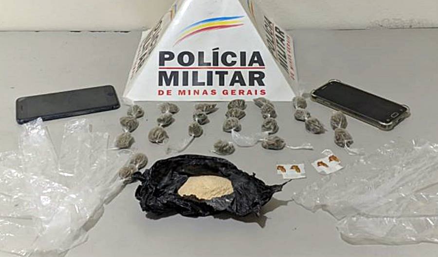PM prende jovem e apreende drogas durante operação em Miraí