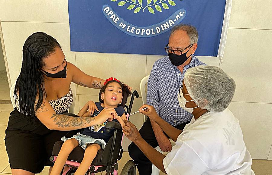 Leopoldina inicia vacinação de crianças contra a Covid-19 nesta terça-feira
